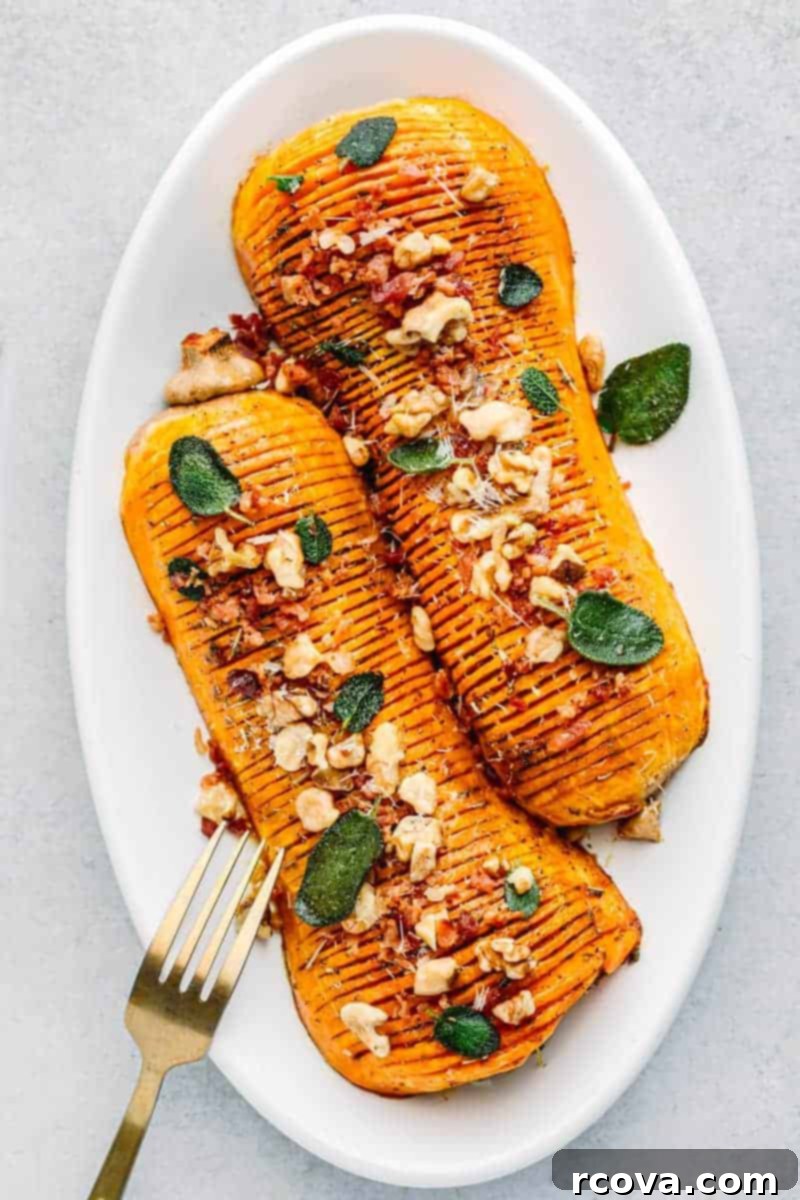 Autumn's Best: 40+ Butternut Squash Recipes to Savor 33 Hasselback butternut squash