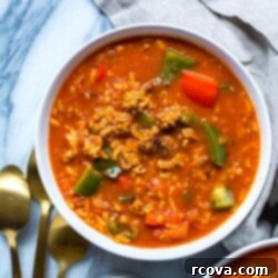 Instant Pot Unstuffed Pepper Soup 8 Instant Pot Stuffed Pepper Soup