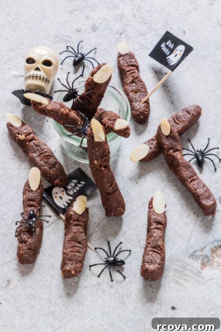 Wholesome Haunts: Healthy Halloween Feasts 18 Snacks in the shape of zombie fingers