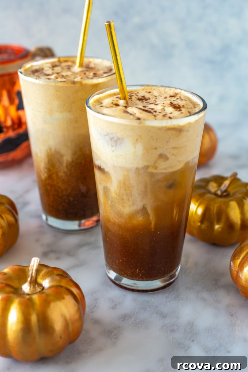 Wholesome Haunts: Healthy Halloween Feasts 23 Pumpkin cream cold brew