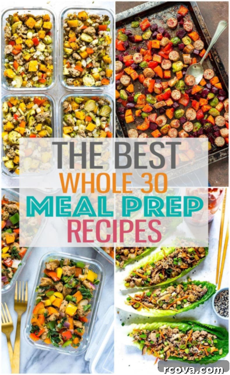 Smart Whole30 Meal Prep Essentials 2 These Whole 30 meal prep recipes will give you inspiration to create healthy, wholesome meals in advance - so perfect for you to plan ahead well in advance for clean eating in the New Year! #whole30 #mealprep