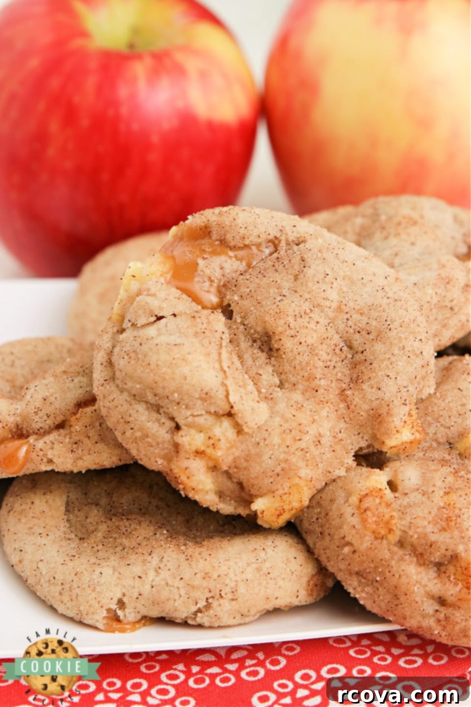 Delicious Apple Cookie Recipes 5 Gooey Caramel Apple Snickerdoodles.
