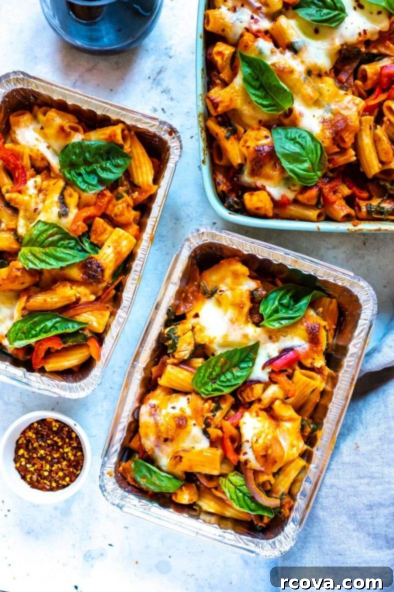 Quick & Cheesy Chicken Pasta Bake 8 Chicken Pasta Bake
