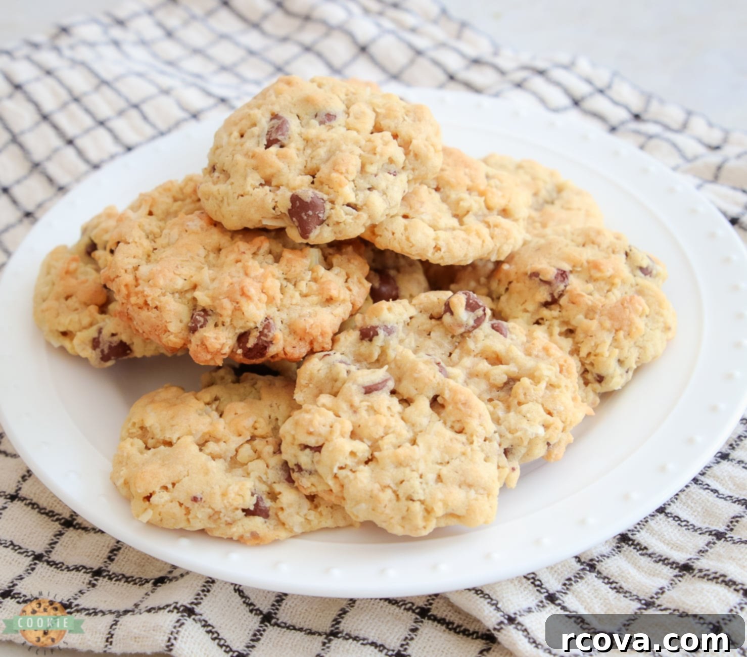 Trailblazer Chocolate Chip Cookies 7 plateful of Ranger cookies