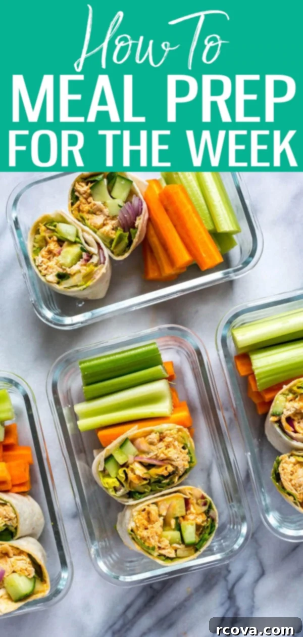 Effortless Weekly Meal Prep 23 Transform your week with meal prep! Stick to this routine for effortless healthy eating and financial savings. #mealprep