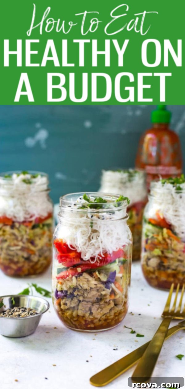 Smart Eating on a Budget 10 Tips and Affordable Dinner Recipes 15 Eating healthy on a budget can be tricky but meal planning helps immensely - enjoy these cheap dinner ideas to get you started! #budget #healthyeating