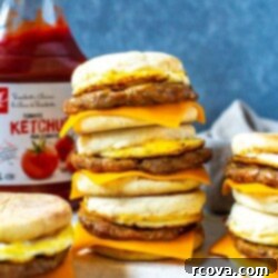 Better Than The Drive-Thru Sausage Egg Muffin 7 Meal Prep Egg and Sausage McMuffin