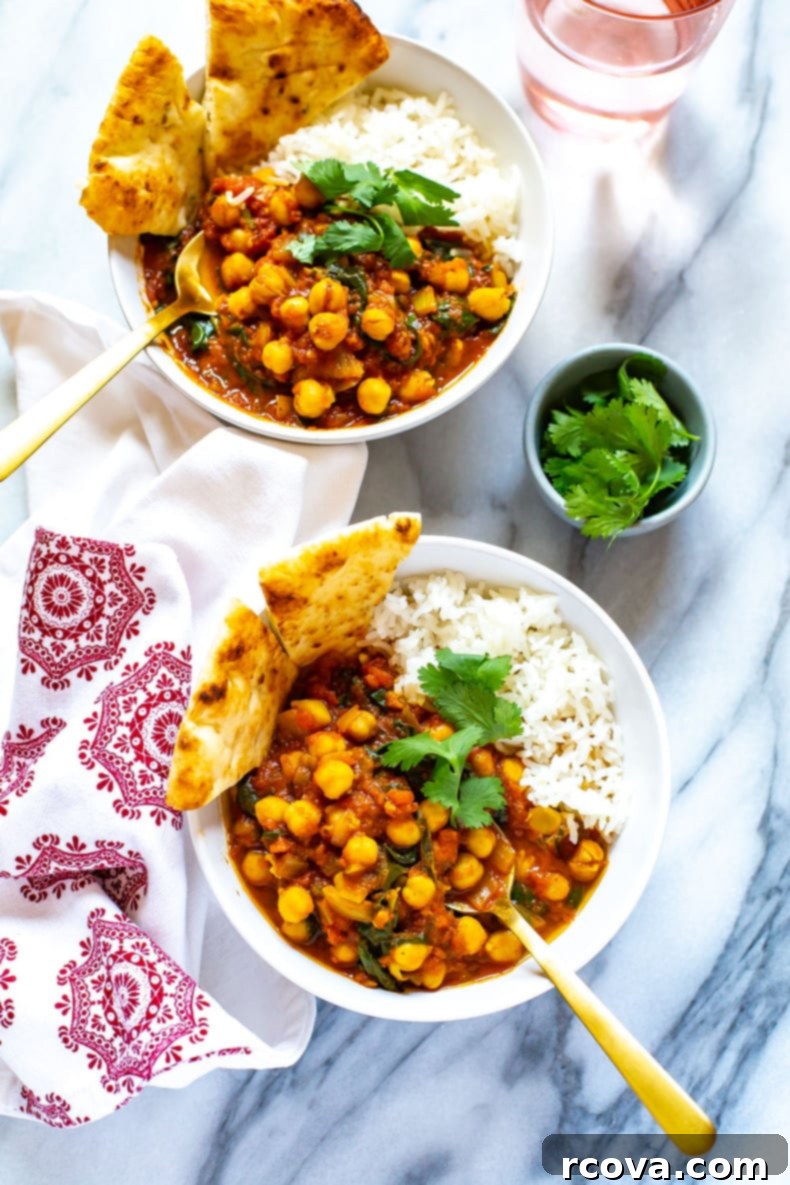 Easy Instant Pot Chana Masala with Canned Chickpeas 6 Chana Masala