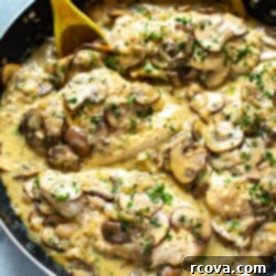Healthy One-Pan Chicken Marsala 3 Skinny Easy Chicken Marsala Skillet