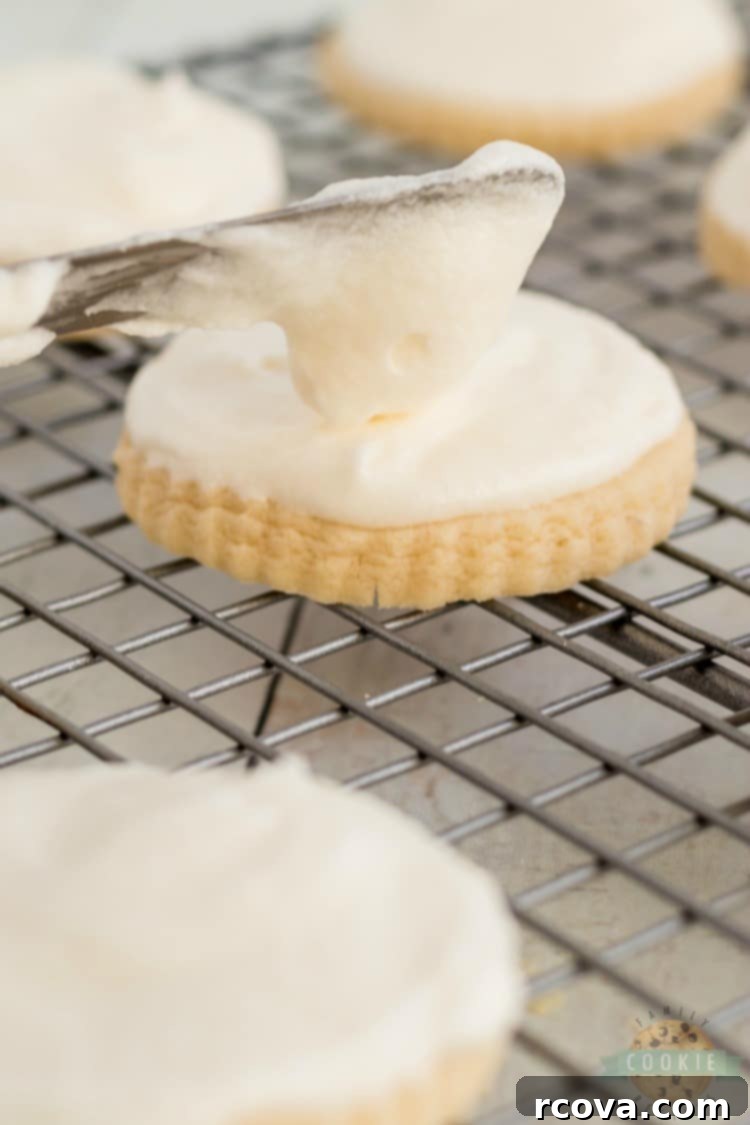 Strawberry Shortcake Dream Cookies 8 Rolling out sugar cookie dough for strawberry shortcake cookies.