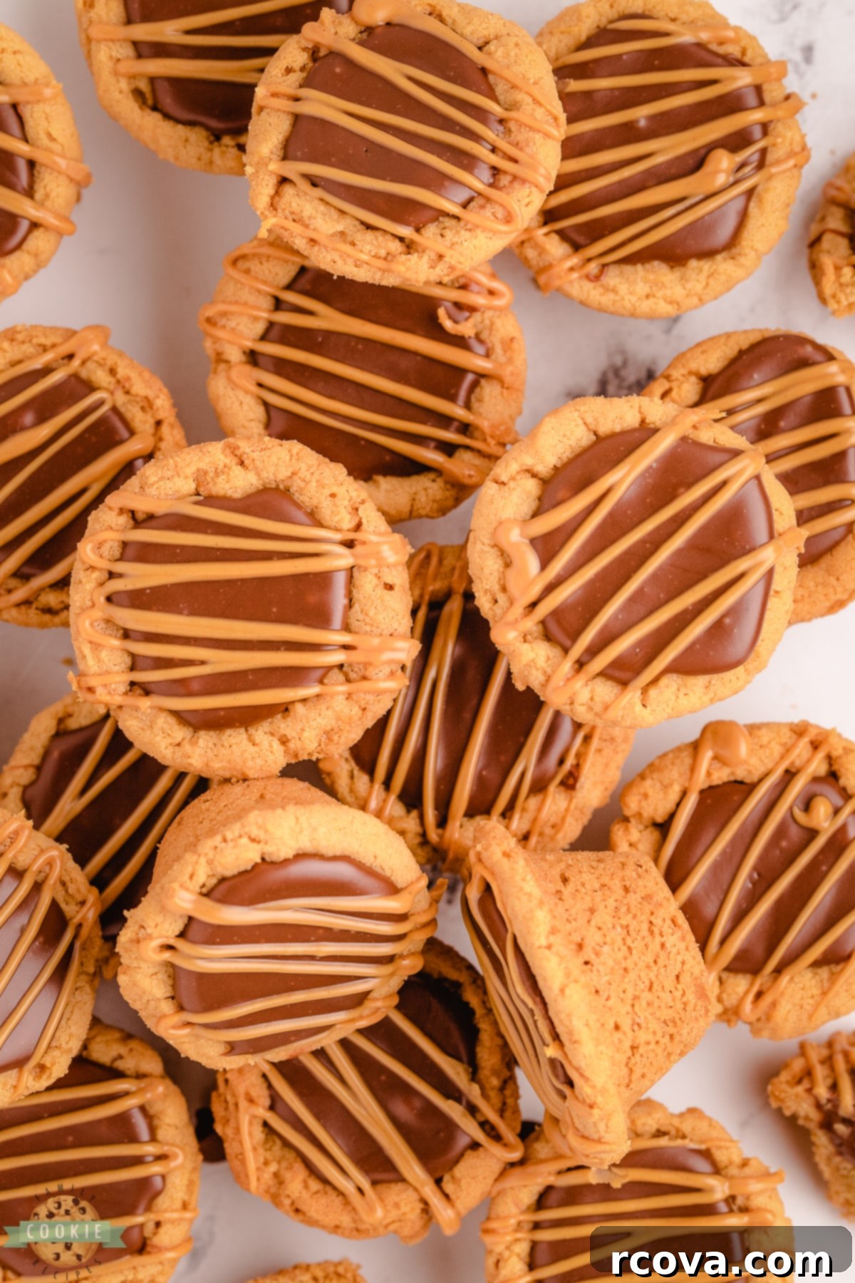 Decadent Peanut Butter Fudge Cookie Cups 2 peanut butter fudge cups cookies