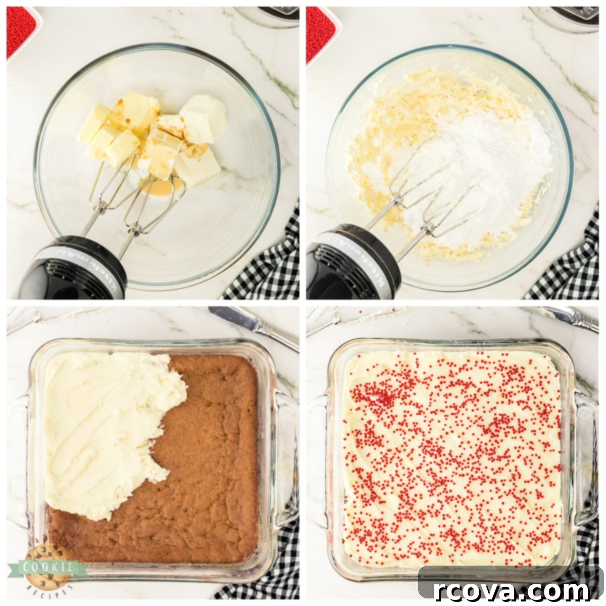 Chewy Spiced Gingerbread Bars 10 Frosting gingerbread cookie bars with cream cheese frosting.