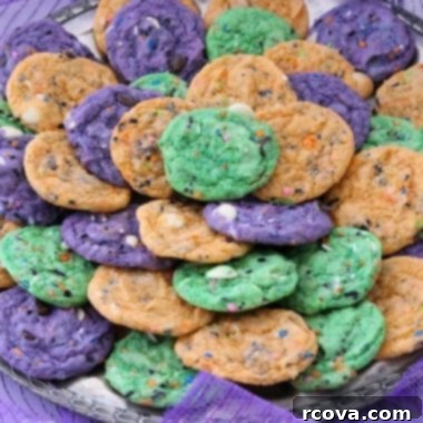Spooky Sprinkles Cookies 4 Funfetti Halloween Cookies are tasty & spooky treats made colorful with festive sprinkles baked into each cookie. We added pudding mix for texture and color for FUN!