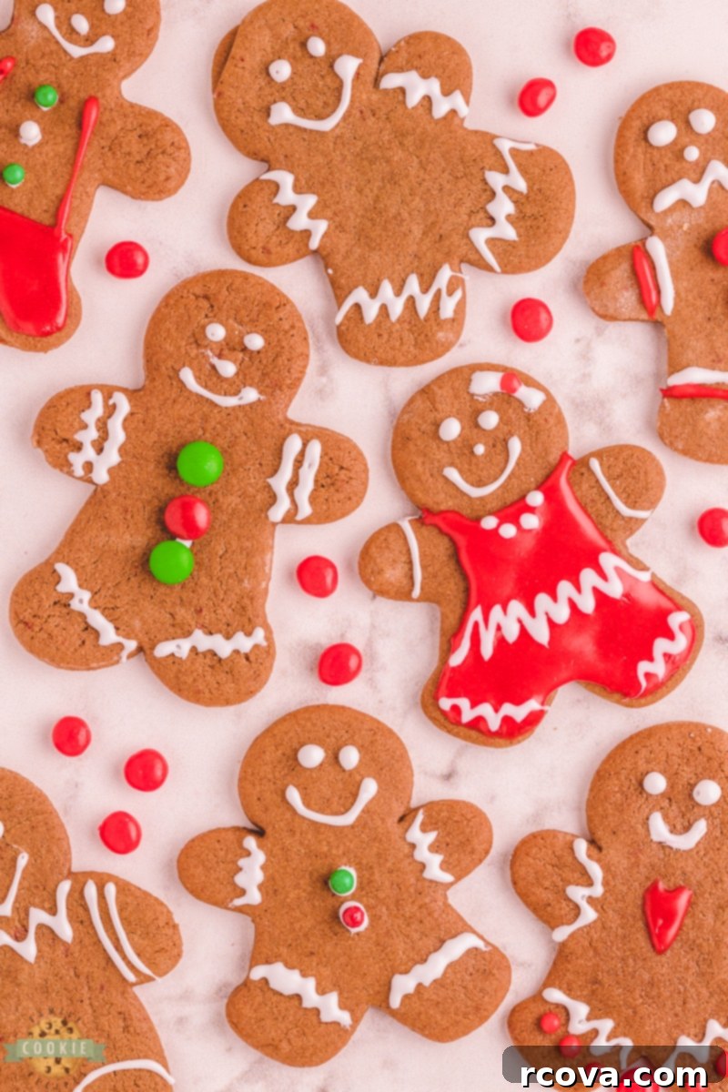 Warm Gingerbread Delights 2 Deliciously spiced gingerbread cut-out cookies for holiday shapes