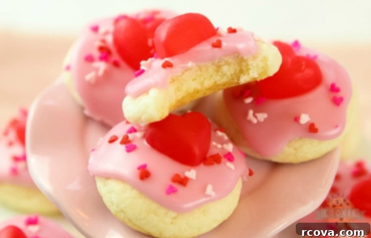 Valentine's Day Cake Mix Cookie Bliss 8 Decorated Valentines Cake Mix Cookies