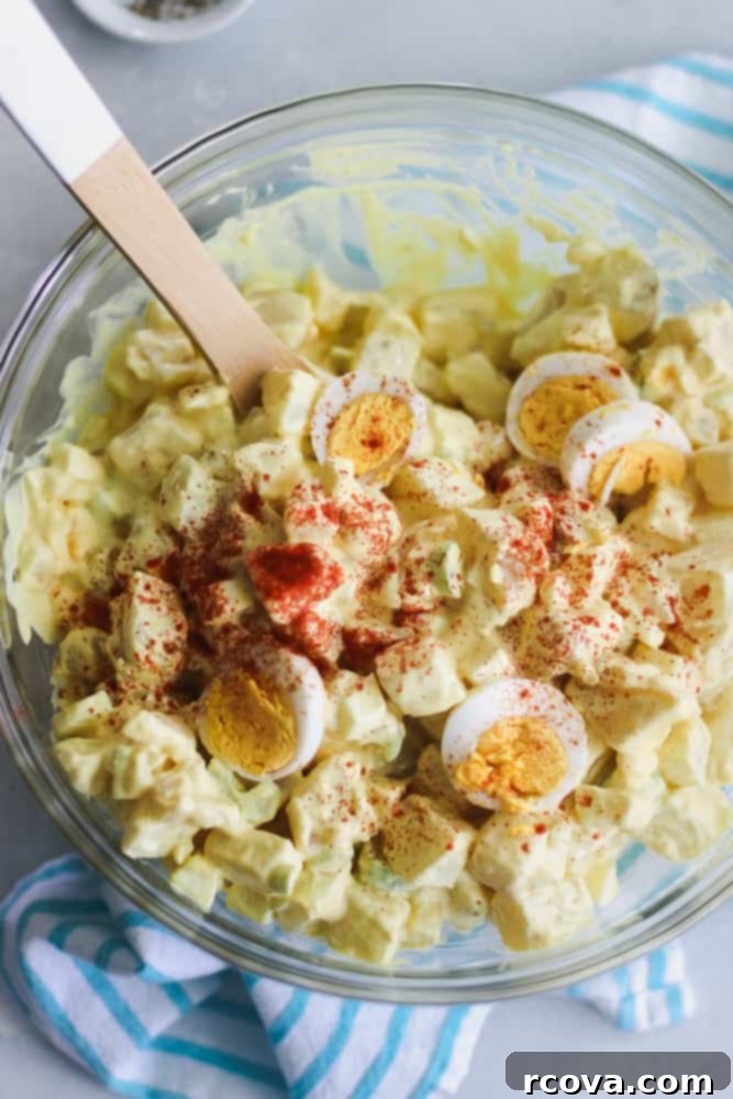 The Ultimate Mom Style Potato Salad with Eggs 5 Whole30 classic potato salad