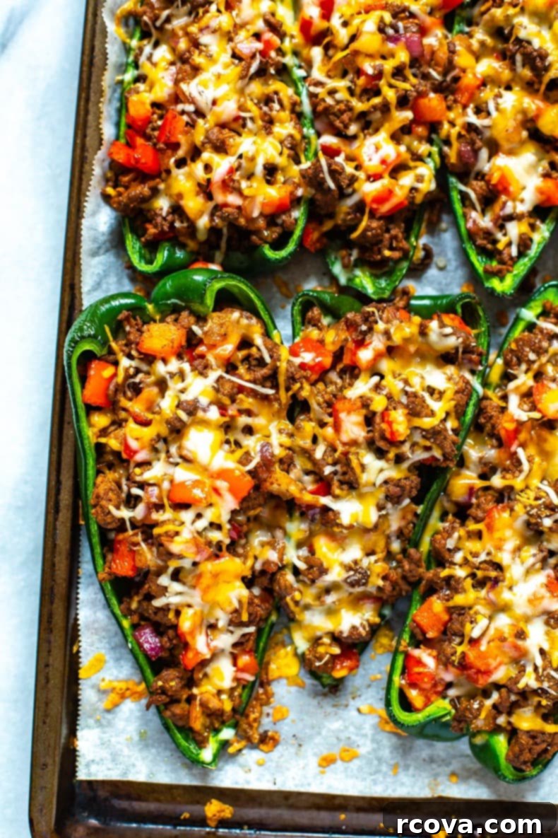 How to Meal Prep for Weight Loss with a Diet Plan 11 Low Carb Stuffed Poblano Peppers