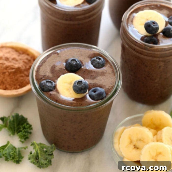 Power-Packed Protein Blends for Wellness 15 Superfood Protein Smoothie via Fit Foodie Finds, bursting with nutrients.