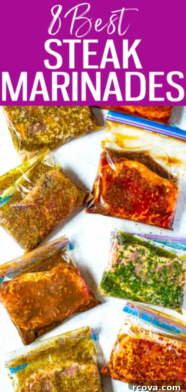 Elevate Your Grill Game 8 Ultimate Steak Marinade Recipes and Prep Hacks 17 These 8 Best Ever Steak Marinades are perfect for freezer meal prep and each of the marinades only contain 5 easy ingredients. #steakmarinades #easymarinades