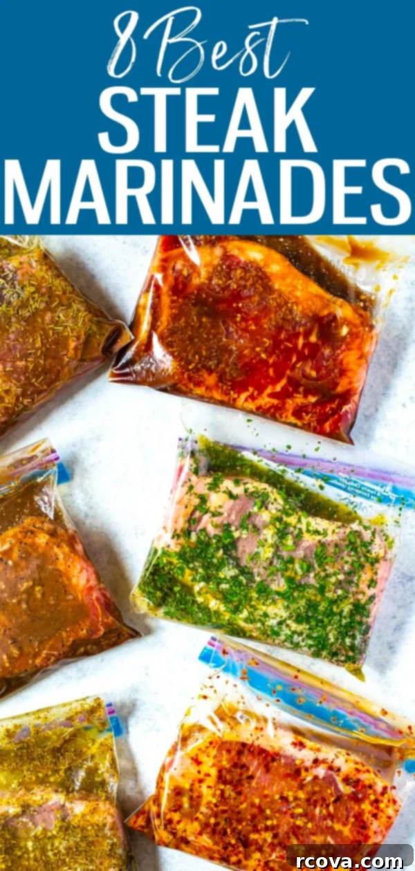 Elevate Your Grill Game 8 Ultimate Steak Marinade Recipes and Prep Hacks 18 These 8 Best Ever Steak Marinades are perfect for freezer meal prep and each of the marinades only contain 5 easy ingredients. #steakmarinades #easymarinades