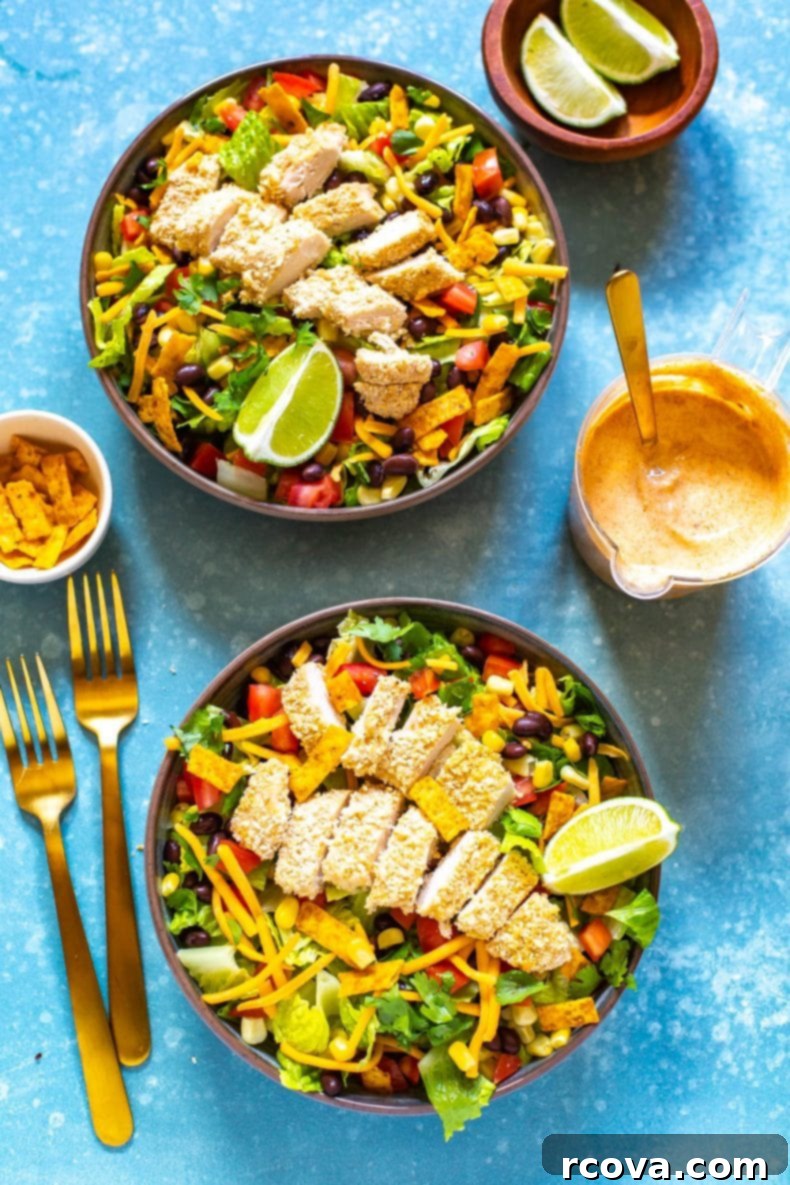 Homemade McDonald's Southwest Salad Recipe 2 McDonald's Southwest Salad Copycat Recipe