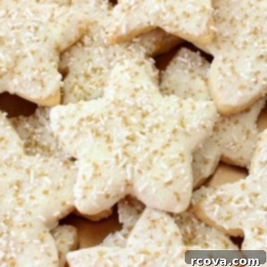 Festive Star Delights 4 Delicious Holiday Star Cookies, a festive vanilla shortbread treat.