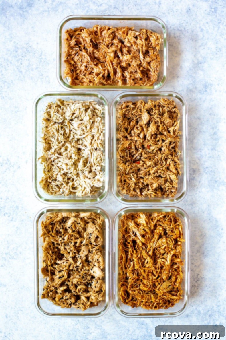 5 Deliciously Simple Shredded Chicken Meals 11 Shredded Chicken Recipes meal prep inspiration