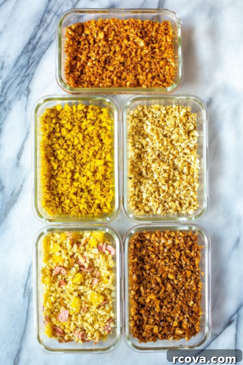 Cauliflower Rice Your Way: 5 Simple Methods 2 How to Make Cauliflower Rice 5 Ways