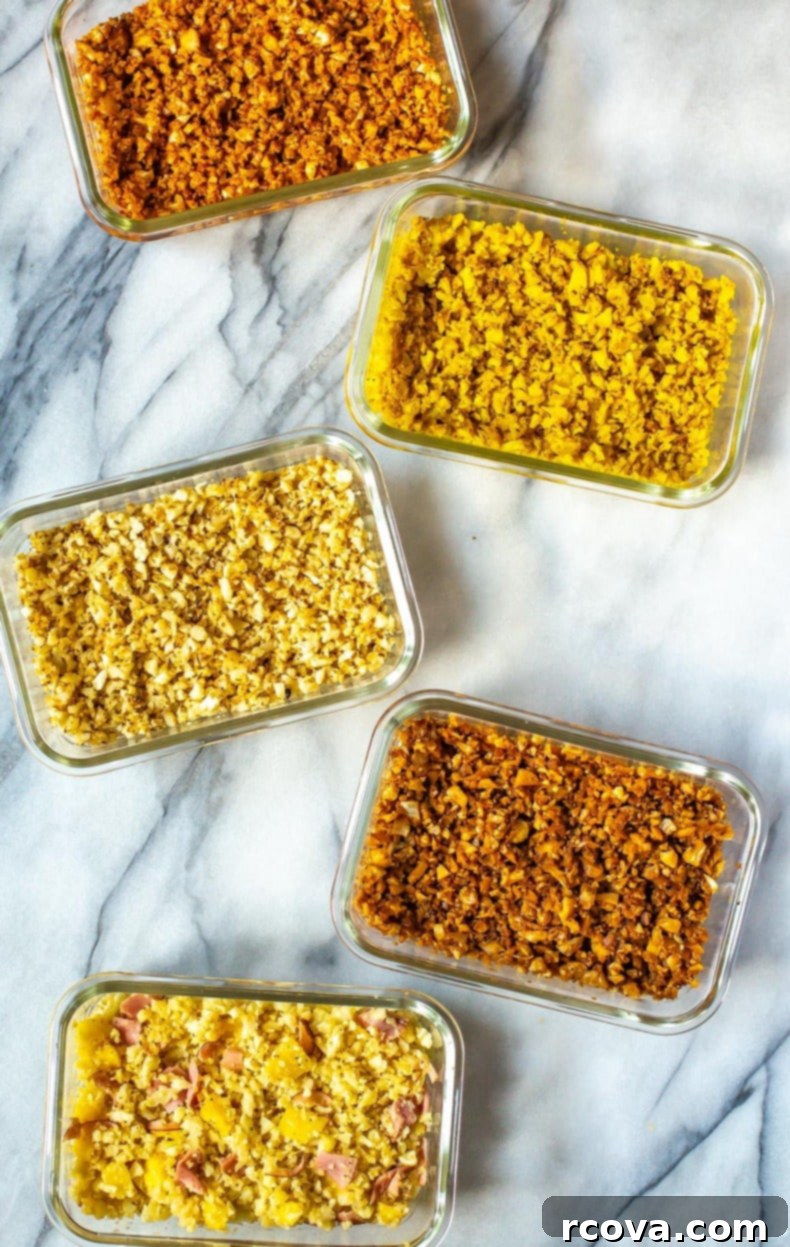 Cauliflower Rice Your Way: 5 Simple Methods 12 How to Make Cauliflower Rice 5 Ways