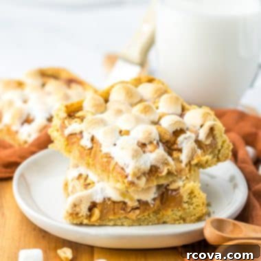 Irresistible Peanut Caramel Cookie Bars 11 Easy Peanut Caramel Cookie Bars with a chewy sugar cookie crust, melted caramel, crunchy peanuts, and soft marshmallows