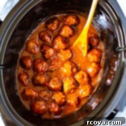 Sticky Honey Garlic BBQ Slow Cooker Meatballs 10 Honey Garlic BBQ Crockpot Meatballs