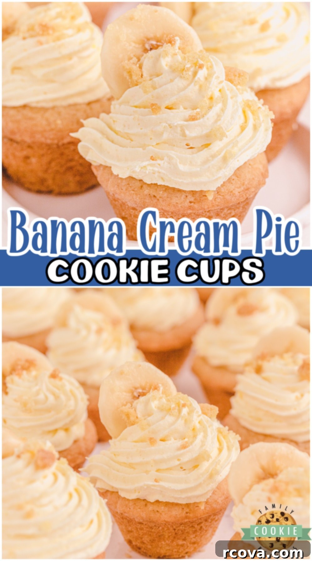Banana Cream Dream Cookies 12 Banana Cream Pie Cookies are everything you love about Banana Cream Pie, in bite-sized cookie form! Easy family favorite banana cookie recipe!