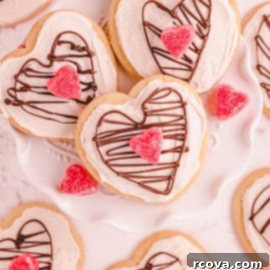Sweet Valentine's Cookie Creations 21 A beautiful selection of Valentine's Day cookie recipes ready to inspire your holiday baking.
