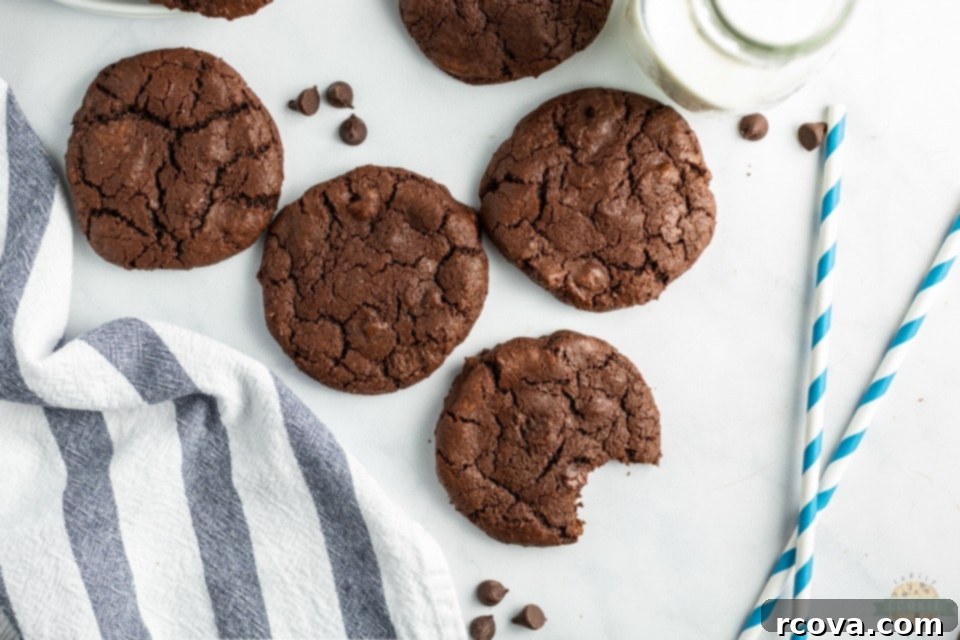 Double Chocolate Dream Cookies 4 Assortment of chocolate chips for baking double chocolate cookies