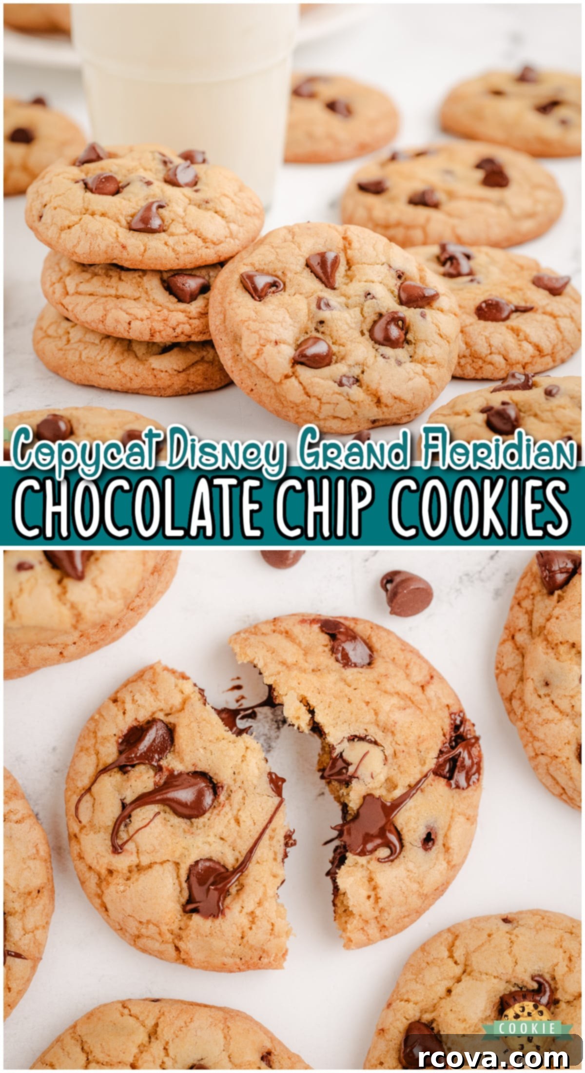 Homemade Grand Floridian Chocolate Chip Cookies 9 Copycat Grand Floridian Hotel Chocolate Chip Cookie recipe just like from the park! Fantastic cookies that are crisp on the outside and chewy on the inside with great flavor!
