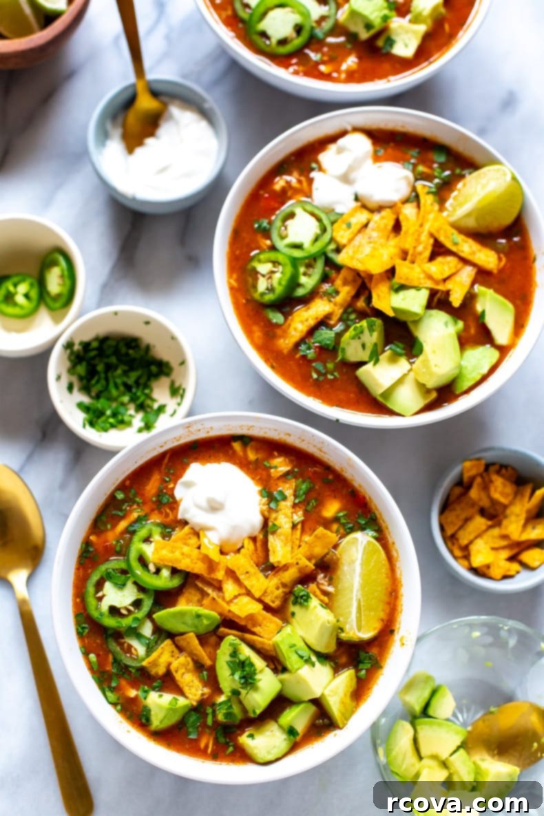 Slow Cooker Chicken Tortilla Soup 2 Crockpot Chicken Tortilla Soup