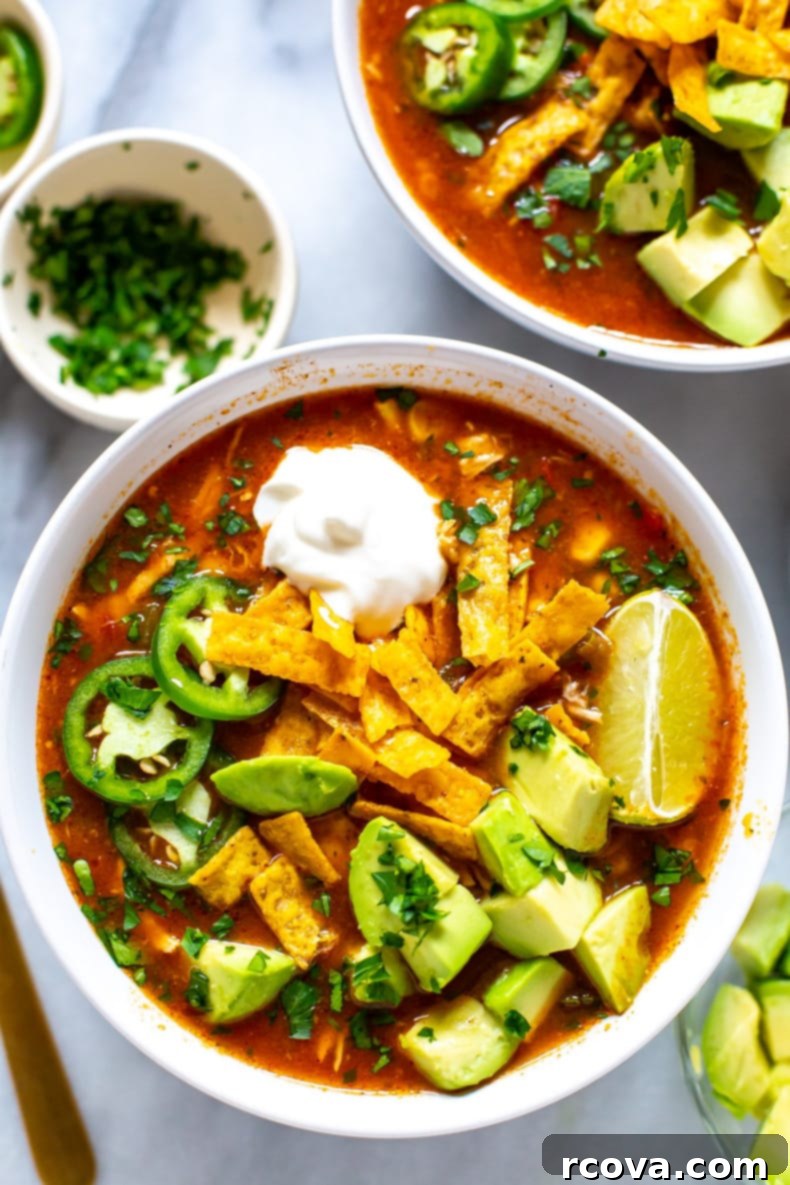 Slow Cooker Chicken Tortilla Soup 7 Crockpot Chicken Tortilla Soup