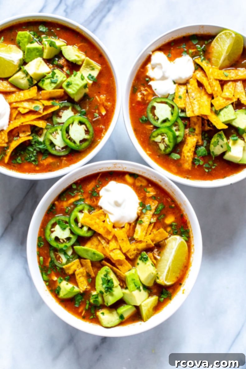 Slow Cooker Chicken Tortilla Soup 10 Crockpot Chicken Tortilla Soup