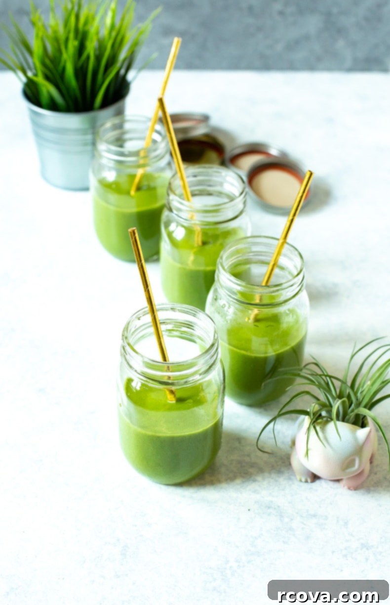 Your Go-To Green Smoothie Meal Prep 4 Close-up of fresh green smoothie ingredients ready for blending
