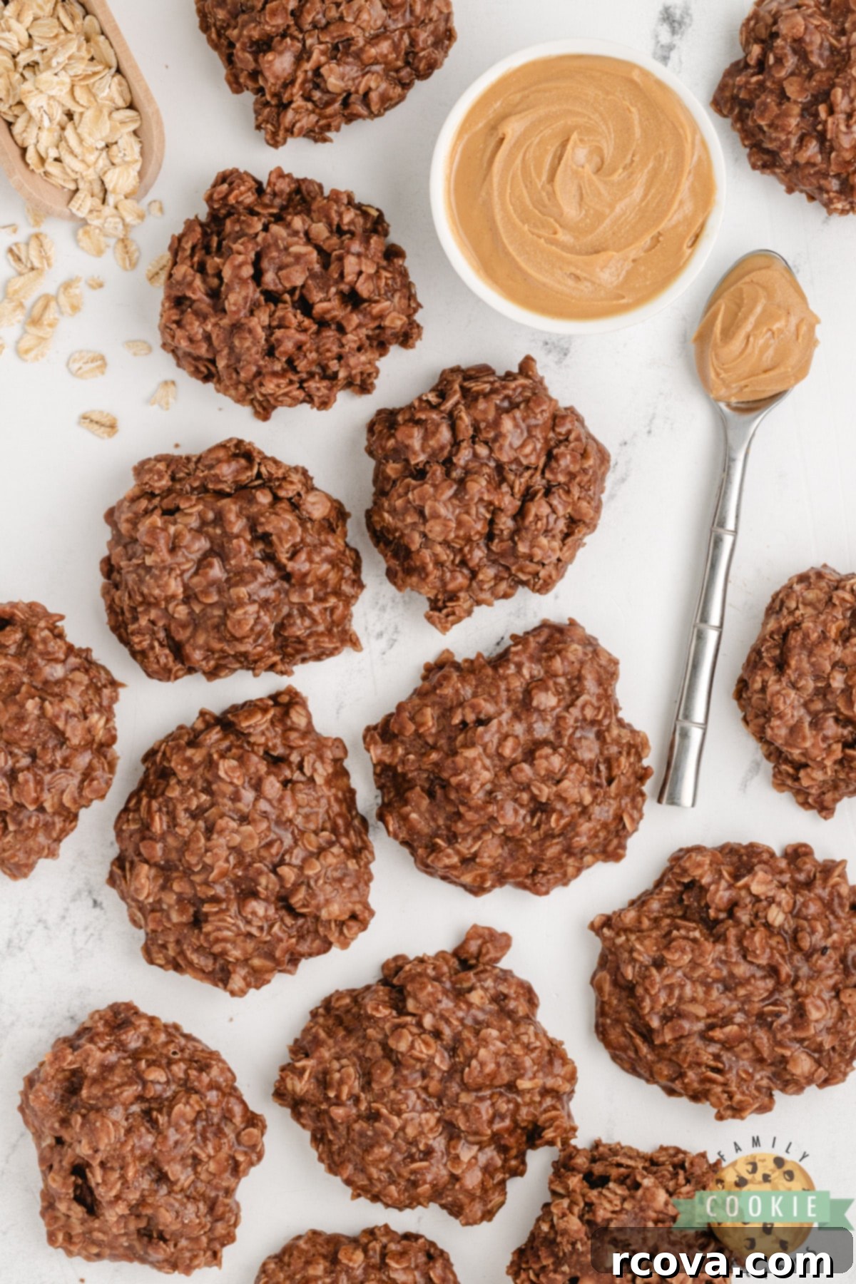 Instant Microwave Cookies 14 Microwave No-Bake Cookies are made with only six ingredients in less than 10 minutes, and no stove is necessary. Delicious no-bake cookie recipe made with oats, peanut butter, and cocoa powder.