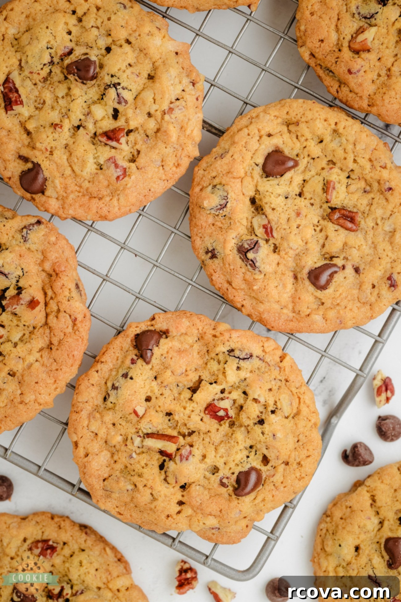 Ten-Cup Cookie Delights 5 10 cup cookies on a cooling rack