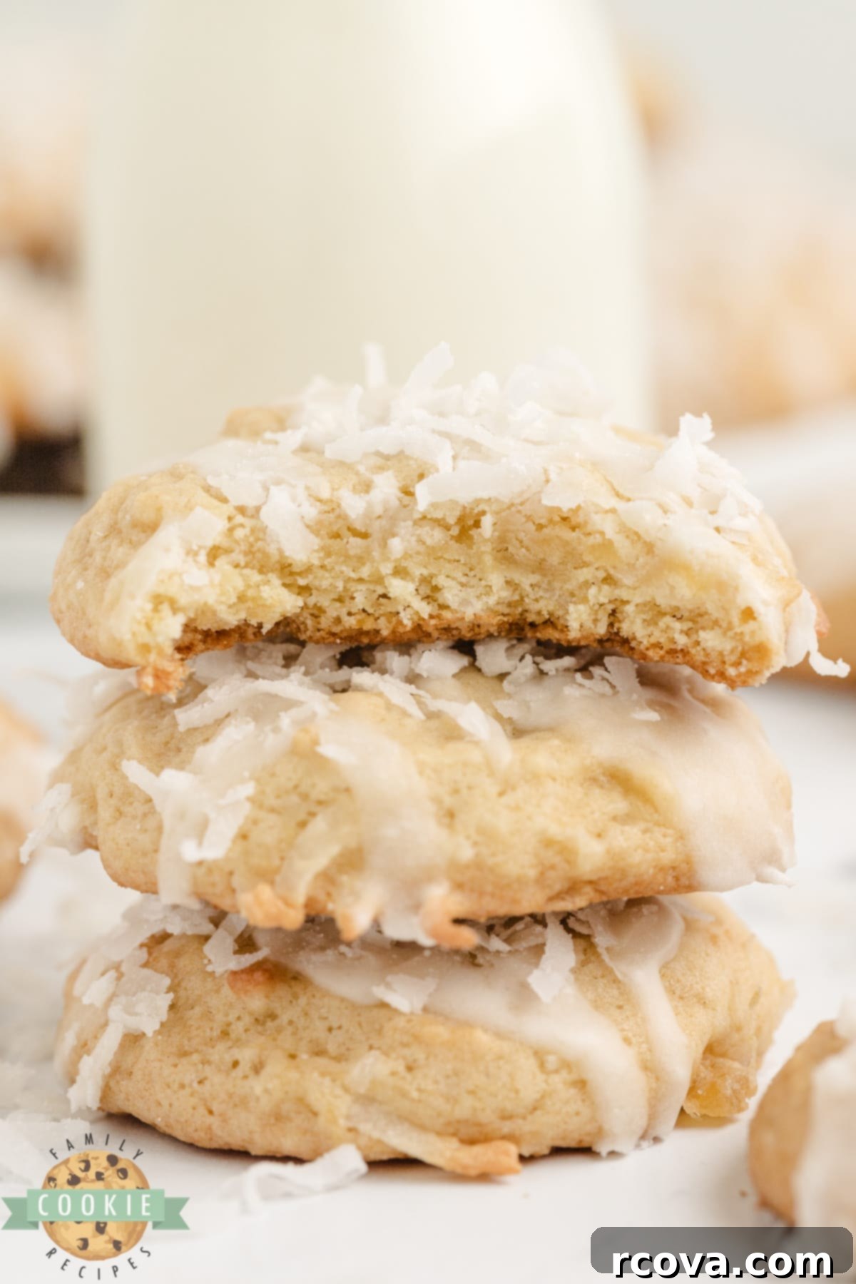 Piña Colada Paradise Bites 2 Pina Colada Cookies are soft, chewy, and packed with pineapple and coconut. This tropical cookie recipe is so easy to make and everyone loves these delicious cookies!