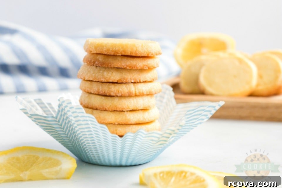 Effortless Lemon Zest Cookies 2 Lemon Slice and Bake Shortbread Cookies - perfectly golden and zesty