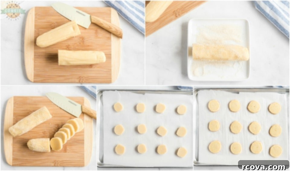 Effortless Lemon Zest Cookies 5 How to make Lemon Slice and Bake Shortbread cookies - dough preparation