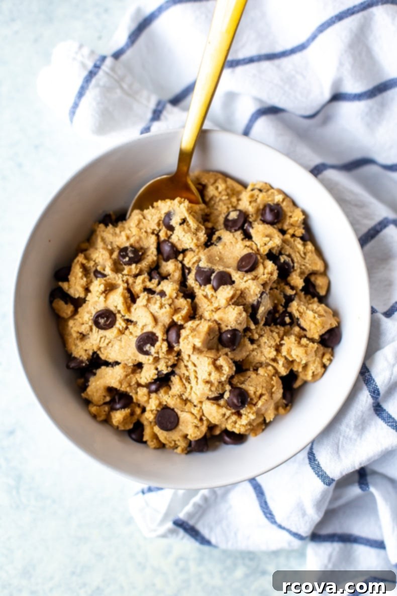 Guilt-Free Raw Cookie Dough 2 Healthy Edible Cookie Dough ready to be enjoyed
