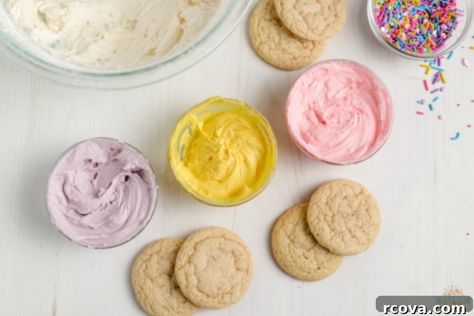 Soft and Tangy Sour Cream Sugar Cookies 6 How to prepare fluffy sugar cookie frosting for decorating