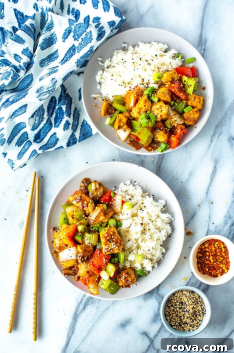 Panda Express Robust Black Pepper Chicken 2 Panda Express Black Pepper Chicken, perfectly cooked and garnished
