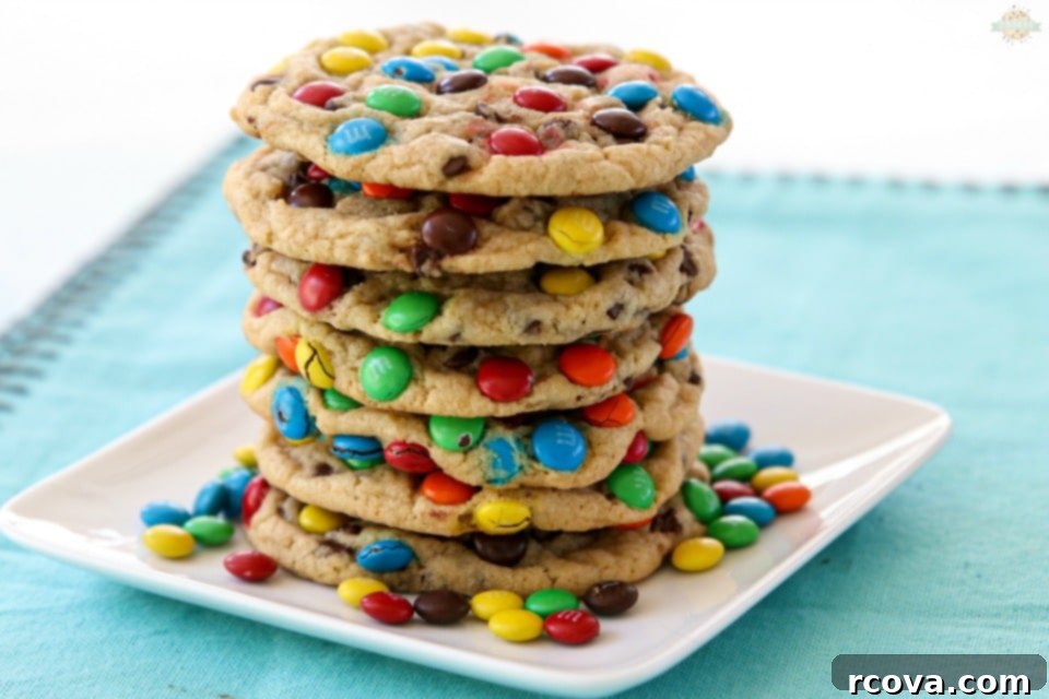 Chewy MM Cookies 3 Best M&M Cookies