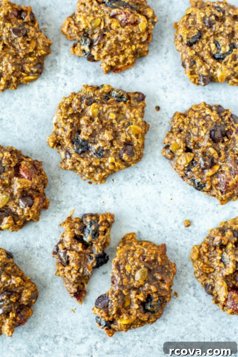 Wholesome Banana Oat Morning Fuel Cookies 9 Banana Oatmeal Breakfast Cookies