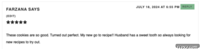 Ultimate Rice Krispie Chocolate Chip Cookies 5 Customer review highlighting the amazing texture and flavor of the cookies